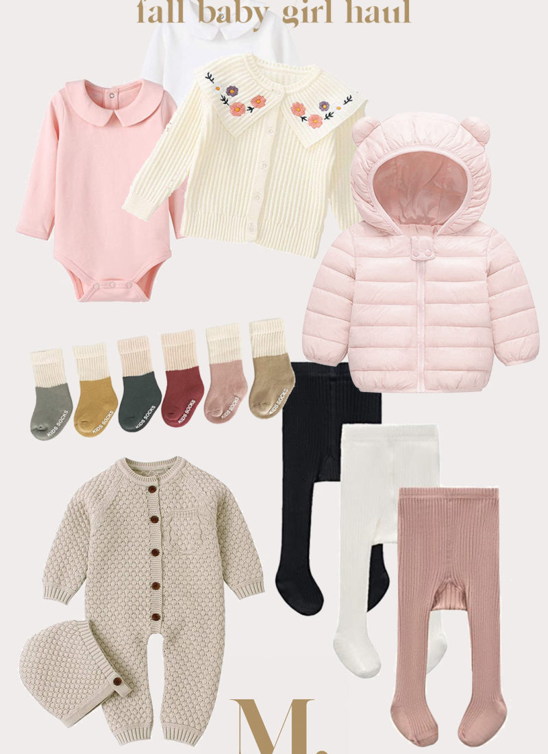 Baby Girl Fall Wardrobe Haul