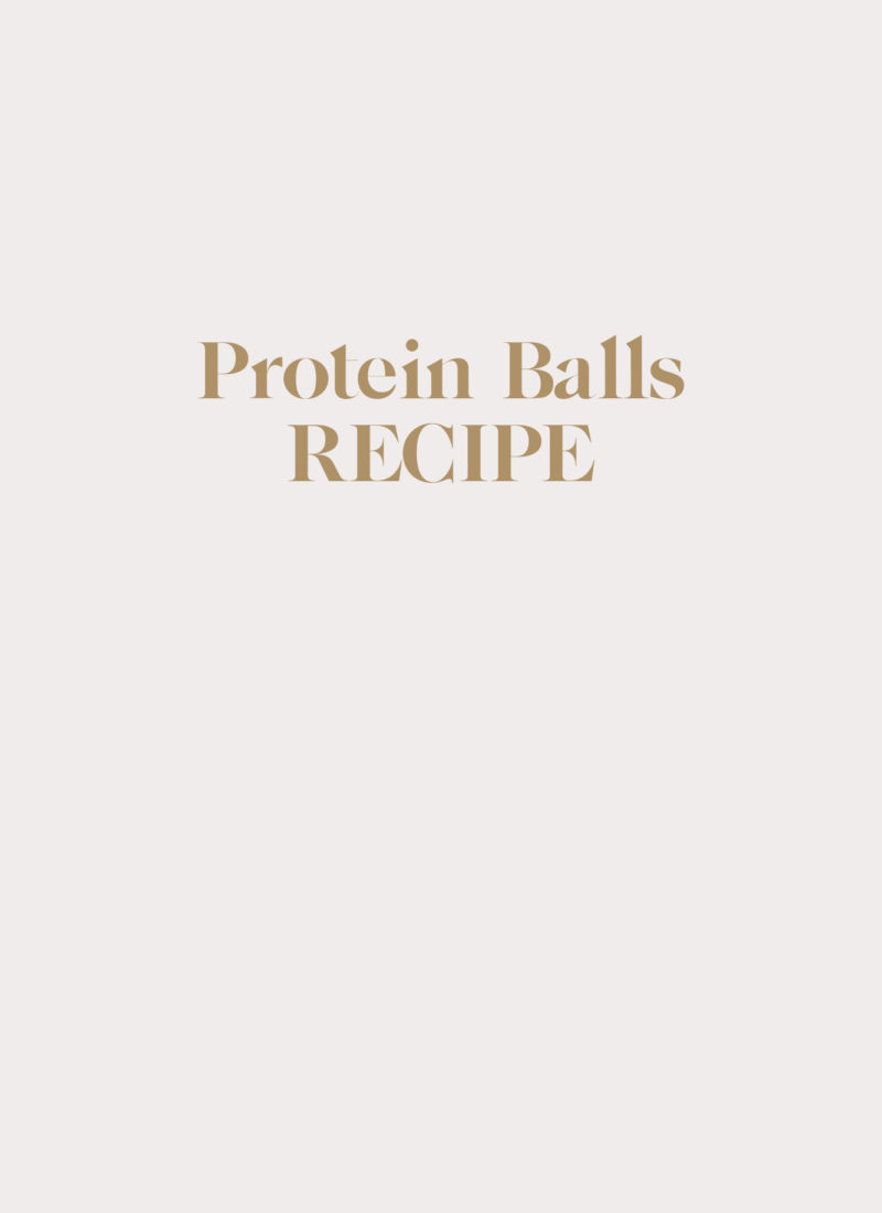 Protein Balls